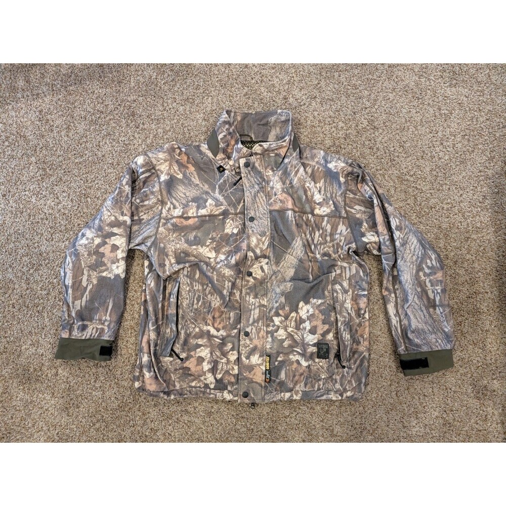 Vintage Browning Hydro Fleece Gore-Tex Jacket Mens 3XL Mossy Oak Break-Up...